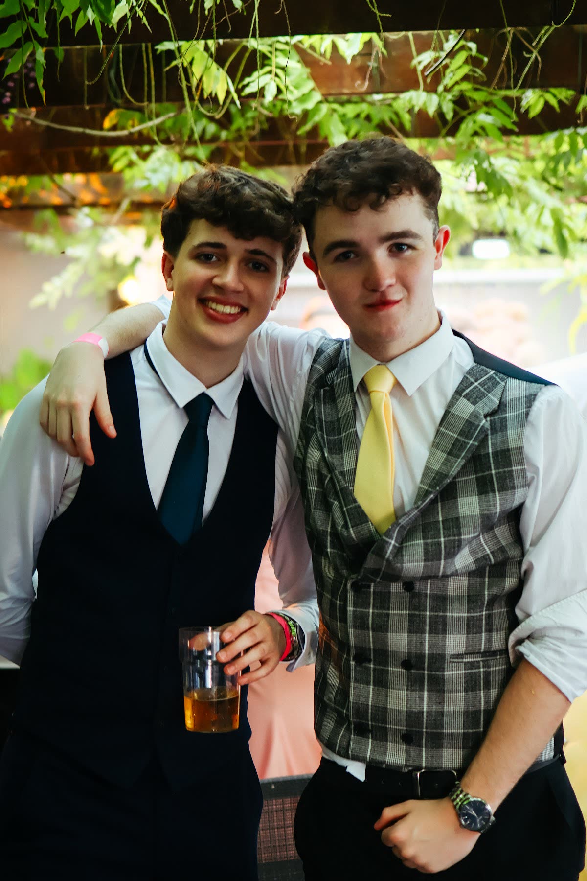 Friends dressed for their Debs